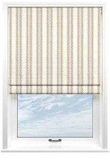 Noble Stripe, Rye - Roman Blind